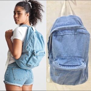 American Apparel Light Denim Backpack